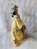 Native American Woman Resin Statue