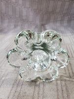 Stretched Clear Glass Bud vase