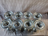 Set of 8 Pewter Wine Goblets