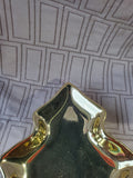 Studio Nova Christmas Shine Gold Toned Ceramic Tree Candy Dish
