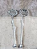 Mariposa Metal Sunflower and Daisy Salad Servers