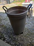 Rubbermaid Wheeled Trashcan - No Lid, Holes in Bottom