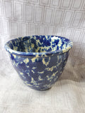 Bennington Pottery Blue Spongeware Small Mixing Bowl (FFF)