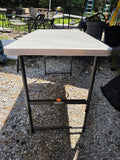 4' Lifetime Folding Utility Table, Adjustable Height