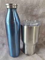 Pair of Metal Tumblers