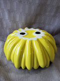 Yellow Ceramic Banana Fruit Bowl