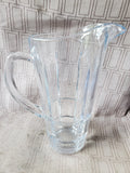 Heavy Clear Glass Pitcher