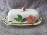 Franciscan "Desert Rose" Covered Butter Dish