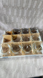 12 Pack of Clear Glass Candle Votives