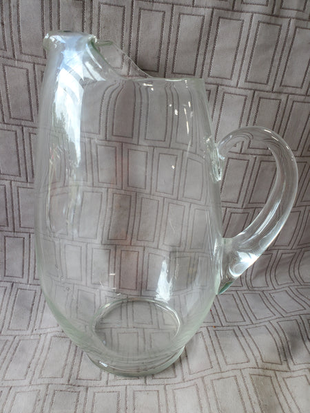 Clear Glass Pitcher