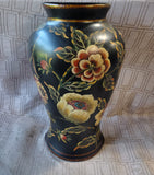 Bombay Outlet Black Floral Wall Pocket Vase