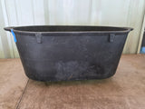 Vintage Oblong 22" Cast Iron Footed Pot/Ham Boiler