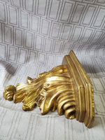 Ornate Gold Toned Wall Shelf