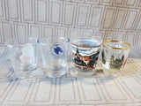 (B) 4 Piece Lot of Shot Glasses