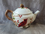 Harry and David Cardinal Teapot