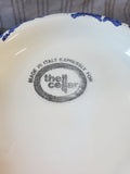 The Cellar Blue Spongeware Serving Bowl