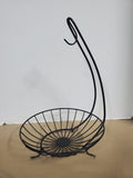 Black Metal Wire Fruit Basket