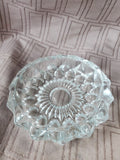 Heavy Clear Glass Ash Tray