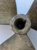 Vintage 3-Blade 17" Brass/Bronze Boat Propeller (A)