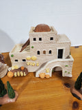 Department 56 Heritage Village Collection "Little Town of Bethlehem Series" 12 Piece Figurine Set WORKS