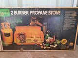 Vintage Sears Two-Burner Propane Camp Stove