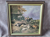 Miniature Reproduction "On a Farm in East Kent" 1889 by Thomas Sidney Cooper