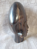 Carved Wooden Bust of Woman