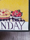 Nancy Thomas Small "Sunday" Plaque (C)
