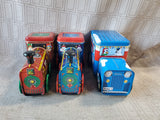 Lot of Tin Train/Truck Holiday Boxes