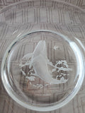 James Wyeth Glass Whale Plate