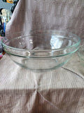 9 Piece Duralex Clear Glass Nesting Mixing Bowl Set