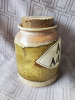 Pottery "Attitude Adjustments" Jar