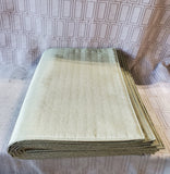Set of 6 Sage Green Quilted Pattern Fabric Placemats