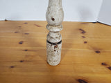 Rustic Metal and Wooden Tapered Candle Holder