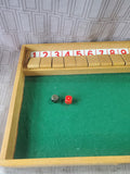 Wooden Shut the Box Game