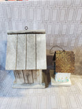 Pair of Wooden Birdhouses AS IS—READ DESCRIPTION CAREFULLY**
