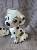 Pair of Walt Disney Productions Ceramic Lenny and Penny Dalmation Figurine
