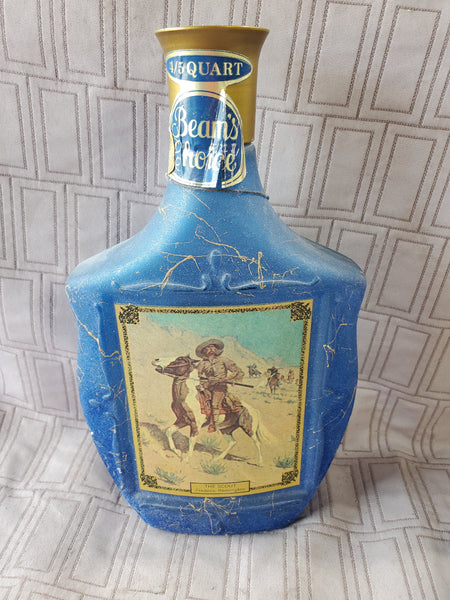 (C) Jim Bean's Frederick Remington "The Scout" Bottle