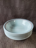 Set of 6 Corelle by Corning Striped Bowls