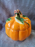 Royal Norfolk Ceramic Pumpkin Jar