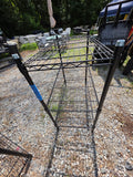 3-Tier Sturdy Black Metal (Wire) Shelving Unit (B)