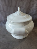 Loucarte Portugal White Ceramic Soup Tureen