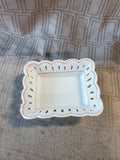 Andrea by Sadek Williamsburg Reticulated Rim Trinket Dish