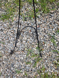 Black Metal Hanging Planter Stands (two available, priced separately)