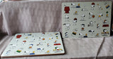 Set of 4 Pottery Barn Kids "Peanuts" Placemats