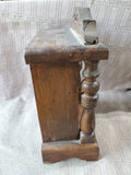 Vintage Wooden Mantle Clock DOES NOT APPEAR TO BE WORKING