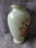 Asian Inspired Peacock Vase