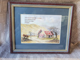 (A) Irish Blessing Landscape Watercolor Print by Ivan Cocks