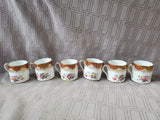 12 Piece Hammersley & Co. Demitasse and Saucer Sets