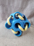 Vintage Pressman Blue Play-Hour Threading Block